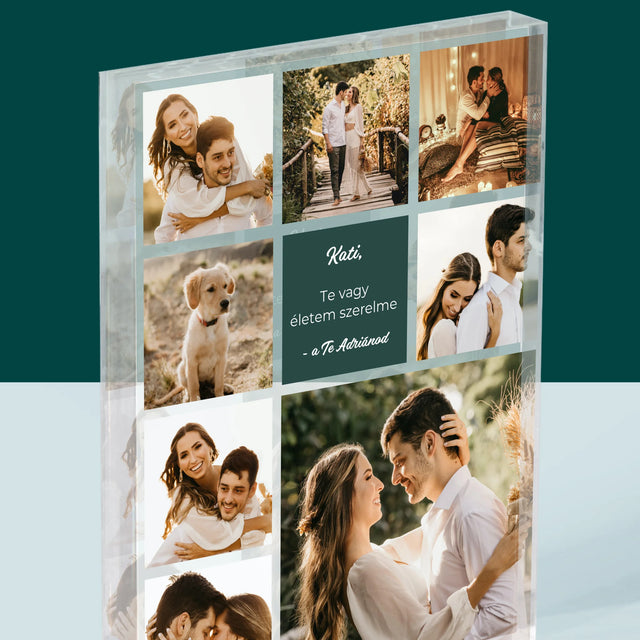 Fotókollázs: Szerelmi Kollázs - Akrilüveg