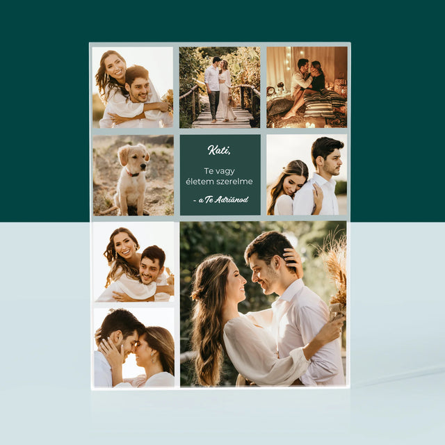 Fotókollázs: Szerelmi Kollázs - Akrilüveg