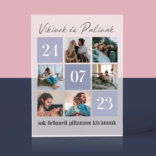 Fotókollázs: A Legjobb Pillanatok - Akrilüveg