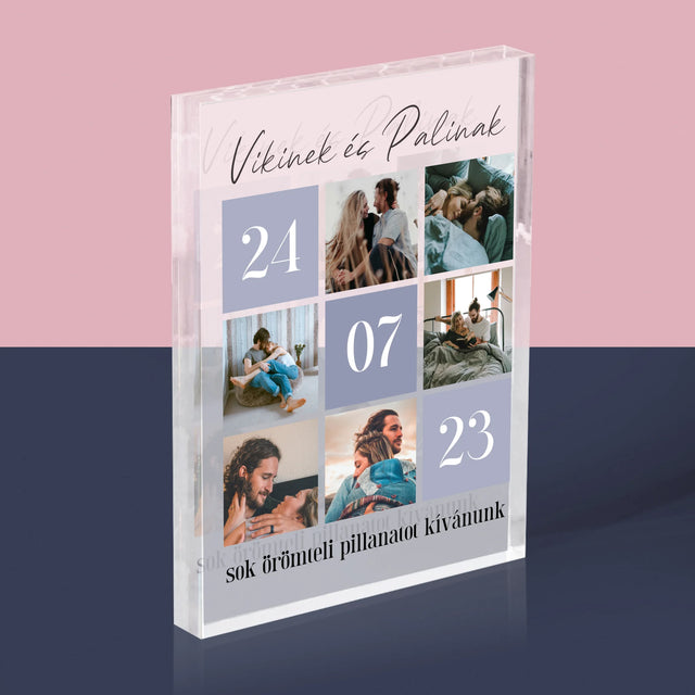 Fotókollázs: A Legjobb Pillanatok - Akrilüveg