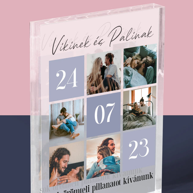 Fotókollázs: A Legjobb Pillanatok - Akrilüveg