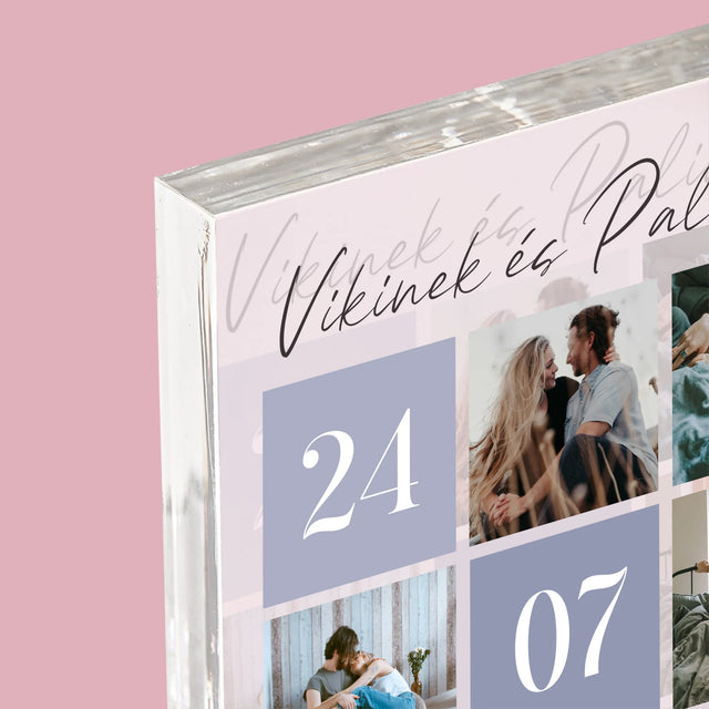 Fotókollázs: A Legjobb Pillanatok - Akrilüveg