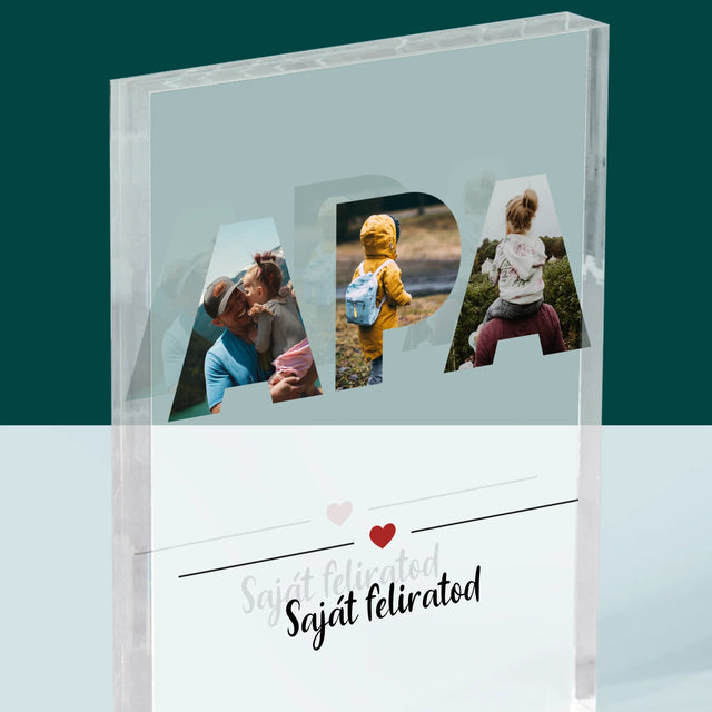 Szó Fotókból: Apa A Fényképeidből - Akrilüveg