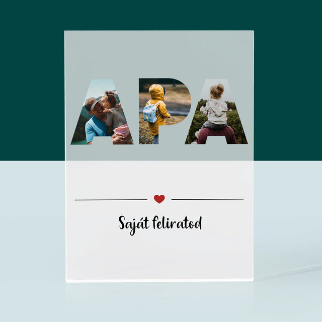 Szó Fotókból: Apa A Fényképeidből - Akrilüveg