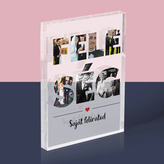 Szó Fotókból: Feleség Fotókból - Akrilüveg