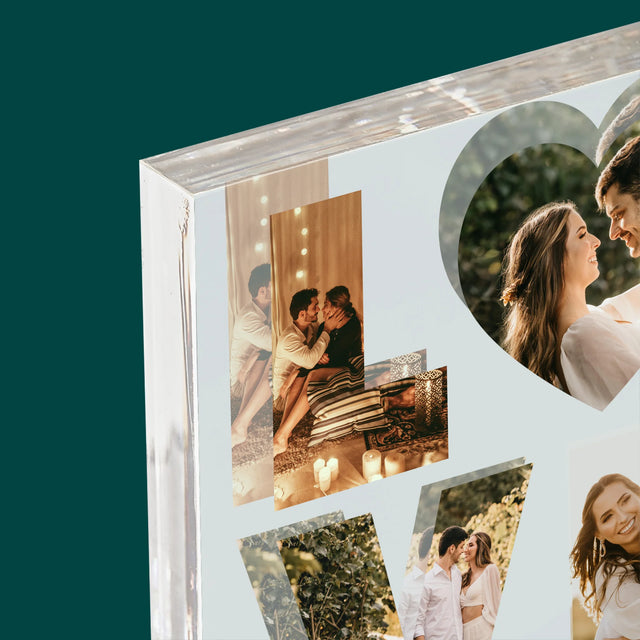 Szó Fotókból: Love A Fényképeidből - Akrilüveg