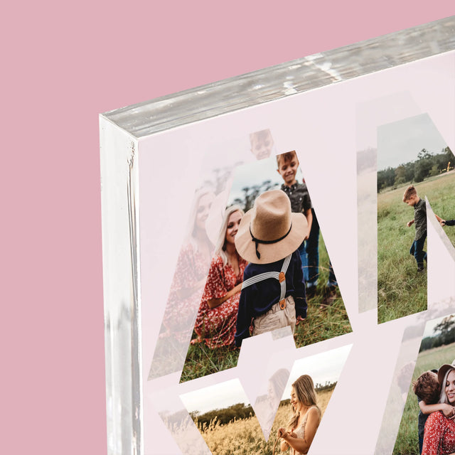 Szó Fotókból: Anya Kollázs A Képeidből - Akrilüveg