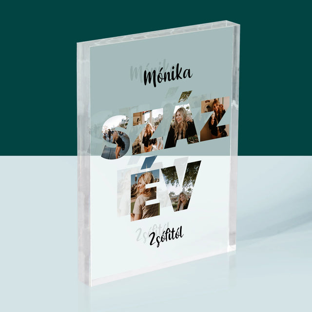 Szó Fotókból: Száz Év A Képeidből - Akrilüveg