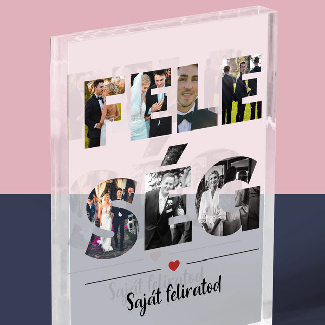 Szó Fotókból: Feleség Fotókból - Akrilüveg
