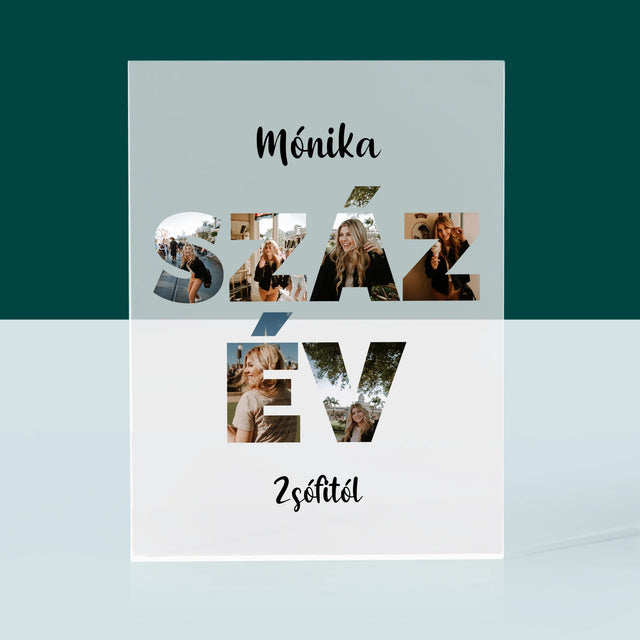 Szó Fotókból: Száz Év A Képeidből - Akrilüveg