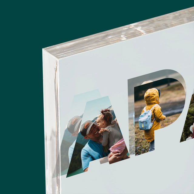 Szó Fotókból: Apa A Fényképeidből - Akrilüveg