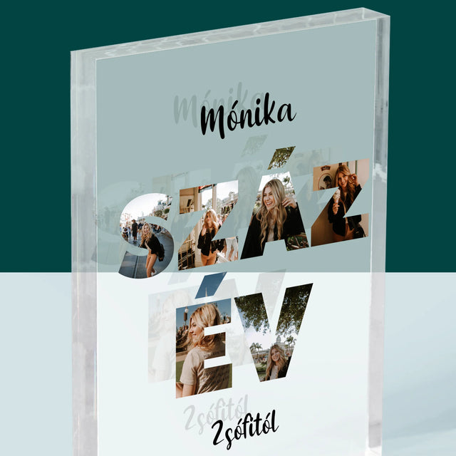 Szó Fotókból: Száz Év A Képeidből - Akrilüveg