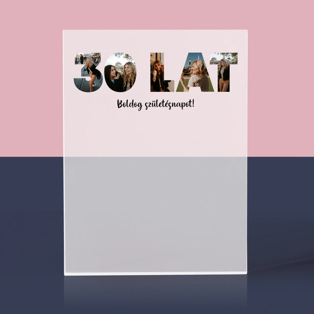 Szó Fotókból: 30Év A Képeidből - Akrilüveg