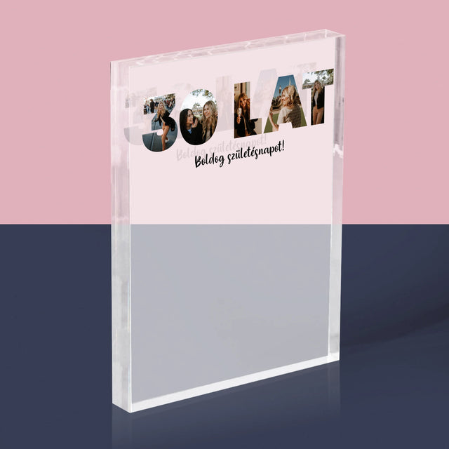 Szó Fotókból: 30Év A Képeidből - Akrilüveg