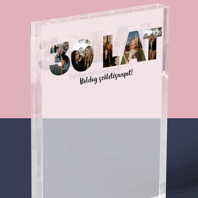 Szó Fotókból: 30Év A Képeidből - Akrilüveg