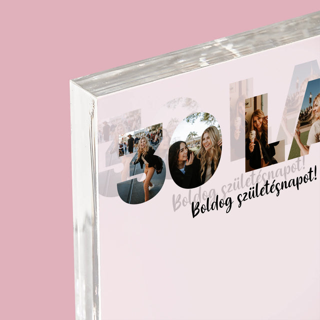 Szó Fotókból: 30Év A Képeidből - Akrilüveg