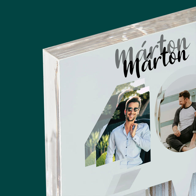 Szó Fotókból: 40 Év A Képeidből - Akrilüveg