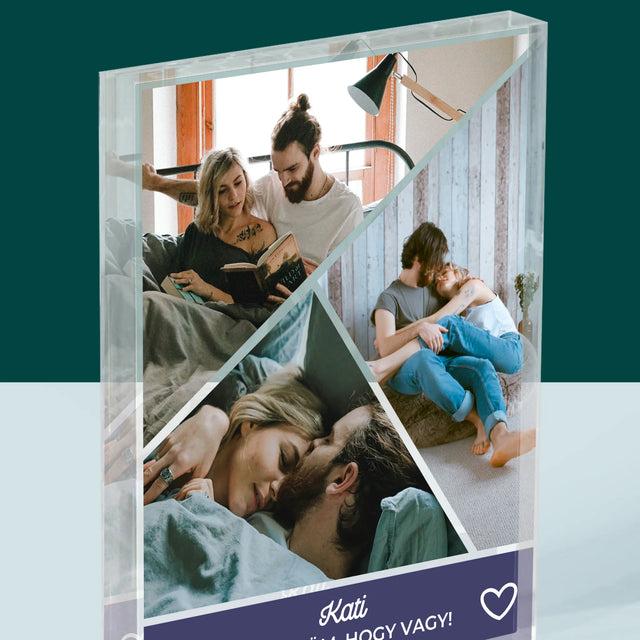 Fotókollázs: Köszönöm, Hogy Vagy - Akrilüveg