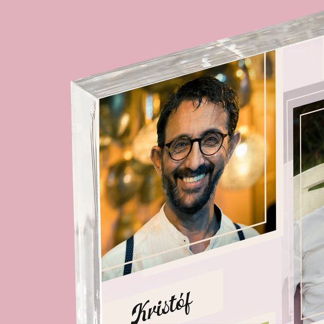 Fotókollázs: Az Élet 50 Után Kezdődik - Akrilüveg