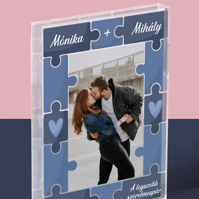 Fotó És Felirat: Kirakó + Fényképek - Akrilüveg