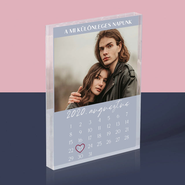 Fotó És Felirat: A Mi Különleges Napunk - Akrilüveg
