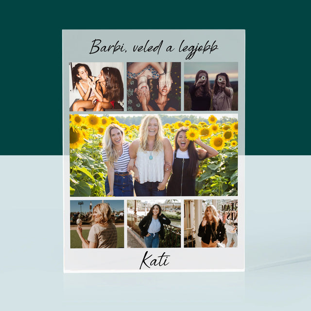 Fotókollázs: Legjobb Barinő - Akrilüveg