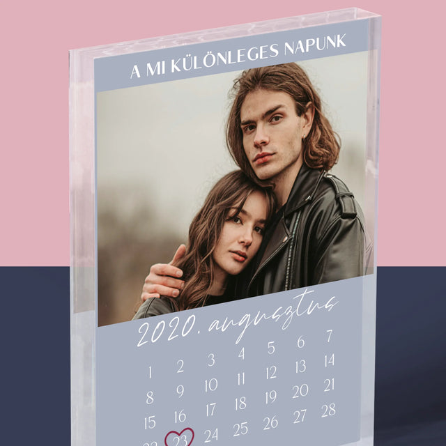 Fotó És Felirat: A Mi Különleges Napunk - Akrilüveg