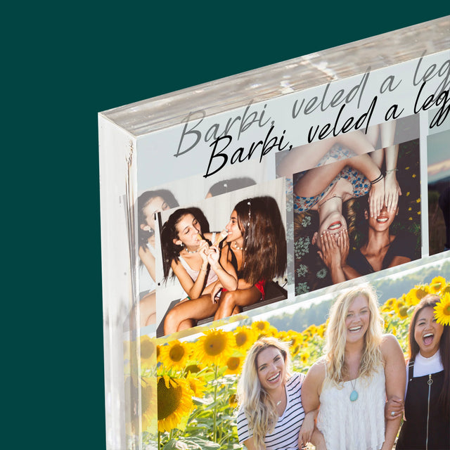 Fotókollázs: Legjobb Barinő - Akrilüveg