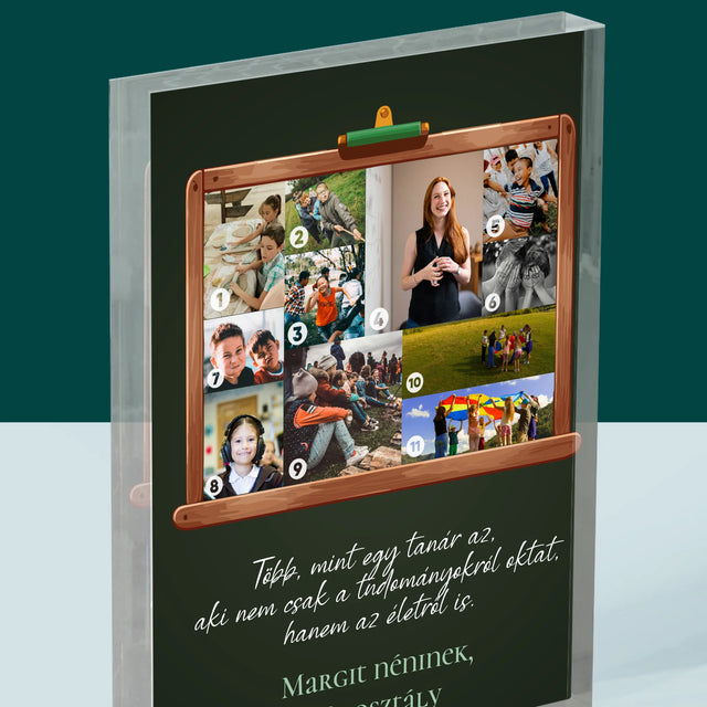 Alakzat Fotókból: Több, Mint Egy Tanár - Akrilüveg