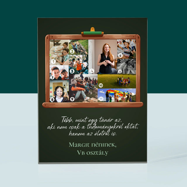 Alakzat Fotókból: Több, Mint Egy Tanár - Akrilüveg