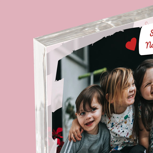 Fotó És Felirat: Szeretett Nagymamának - Akrilüveg