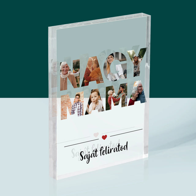 Szó Fotókból: Nagymama A Képeidből - Akrilüveg