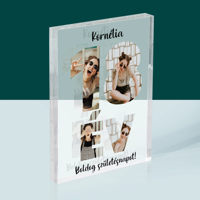Szó Fotókból: 18 Év A Képeidből - Akrilüveg