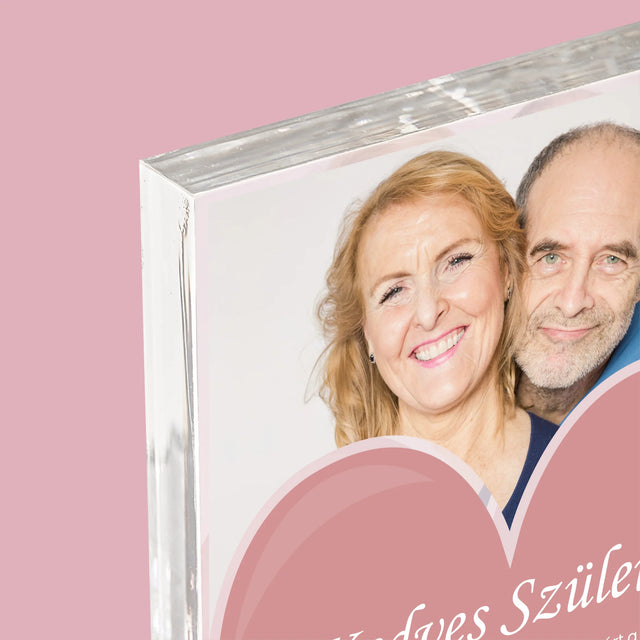 Fotó És Felirat: Szeretett Szüleink - Akrilüveg