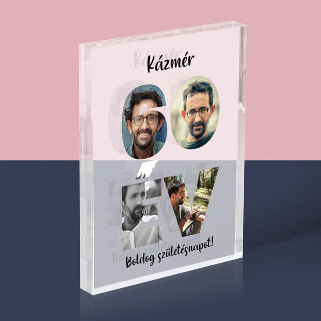 Szó Fotókból: 60 Év A Képeidből - Akrilüveg