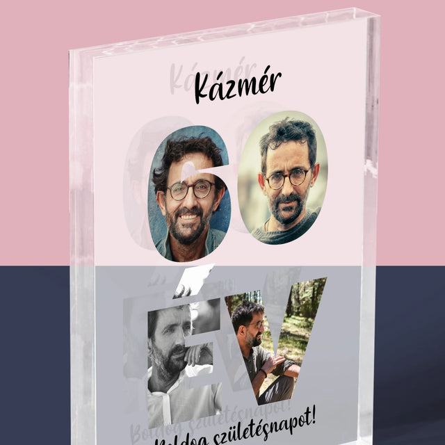 Szó Fotókból: 60 Év A Képeidből - Akrilüveg