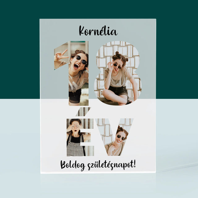 Szó Fotókból: 18 Év A Képeidből - Akrilüveg