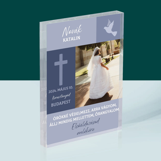 Fotó És Felirat: Őrangyalok, Elsőáldozás - Akrilüveg