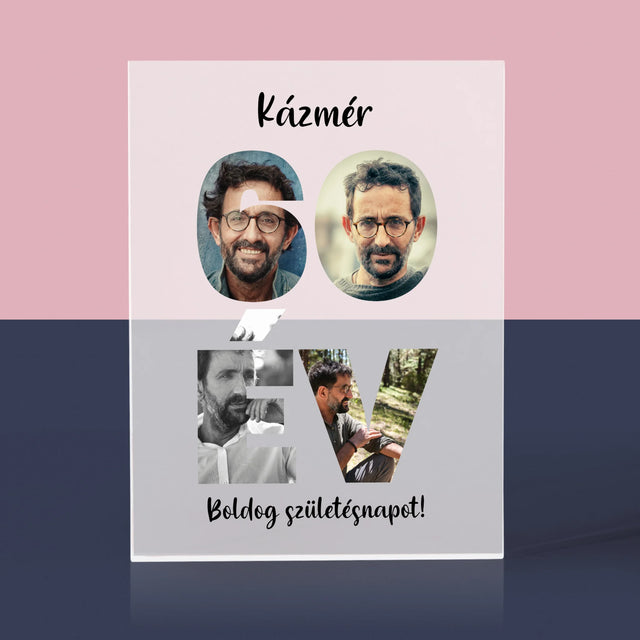 Szó Fotókból: 60 Év A Képeidből - Akrilüveg