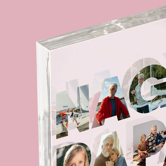 Szó Fotókból: Nagypapa A Képeidből - Akrilüveg