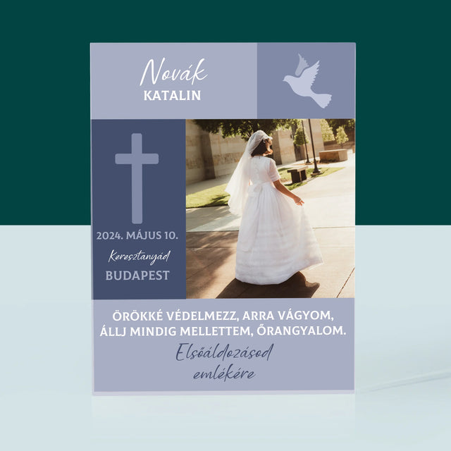 Fotó És Felirat: Őrangyalok, Elsőáldozás - Akrilüveg