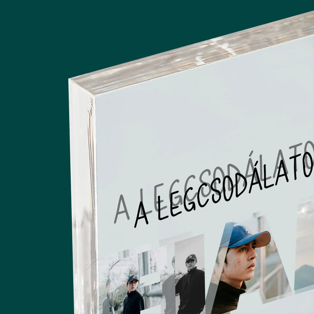 Szó Fotókból: Fiú A Képeidből - Akrilüveg