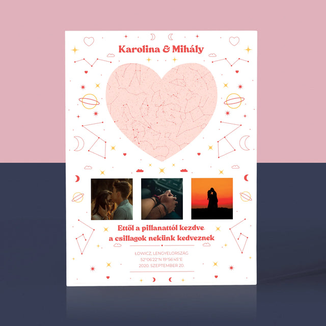 Csillagtérkép: Csillagtérkép: A Mi Pillanatunk - Akrilüveg