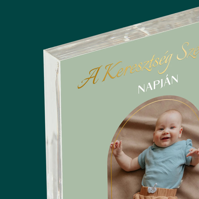 Fotó És Felirat: A Keresztség Szentsége - Akrilüveg