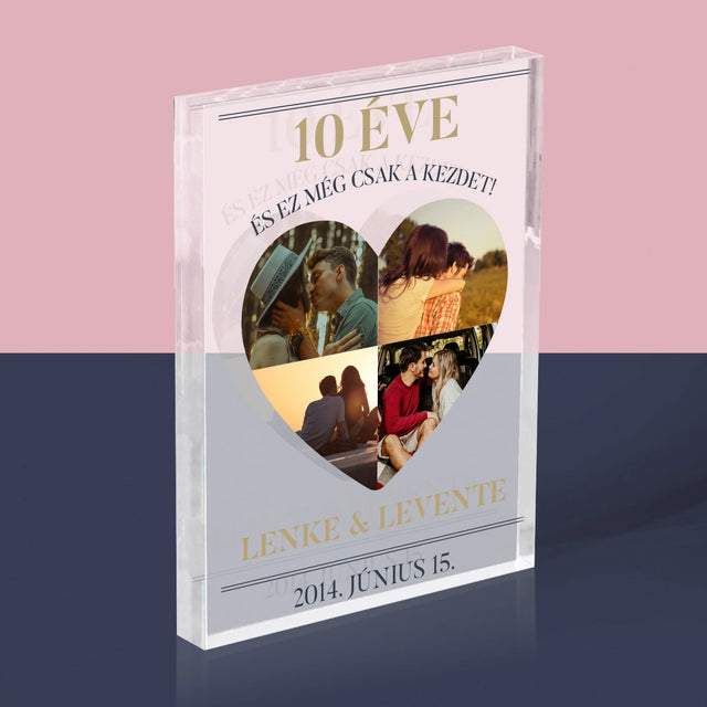 Alakzat Fotókból: Rózsalakodalom - Akrilüveg