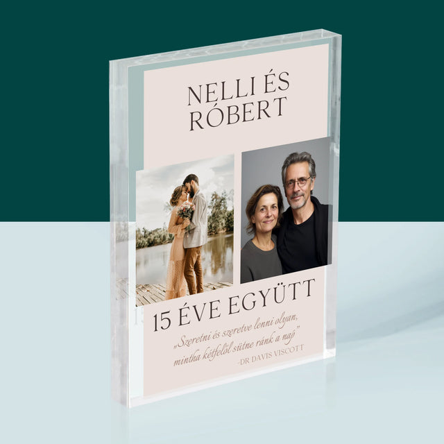 Fotókollázs: Szeretni És Szeretve Lenni - Akrilüveg