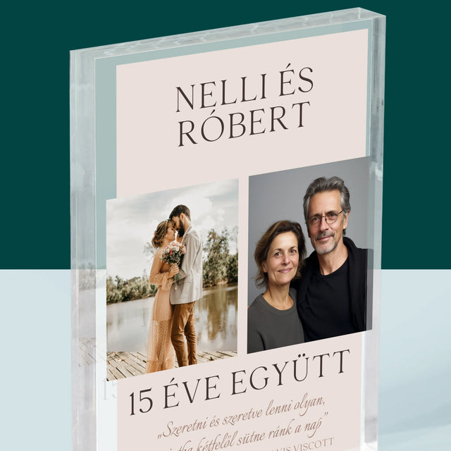 Fotókollázs: Szeretni És Szeretve Lenni - Akrilüveg