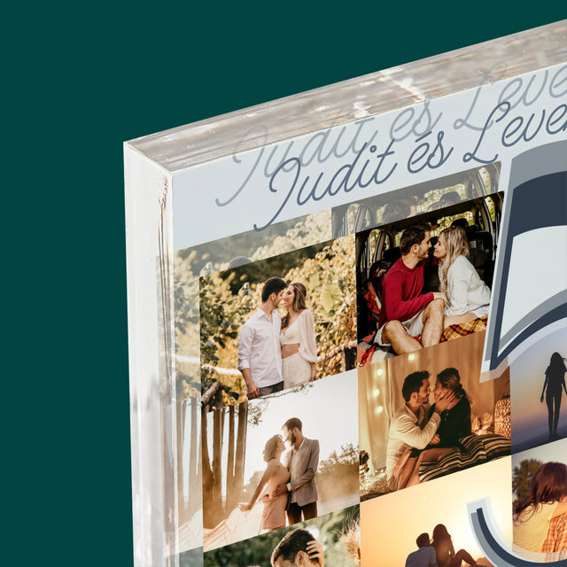 Fotókollázs: 5 Éve Együtt - Akrilüveg