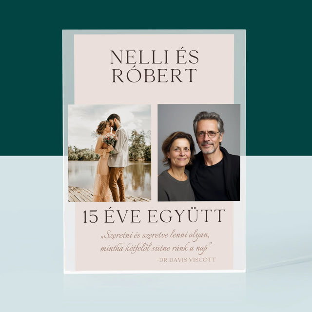 Fotókollázs: Szeretni És Szeretve Lenni - Akrilüveg