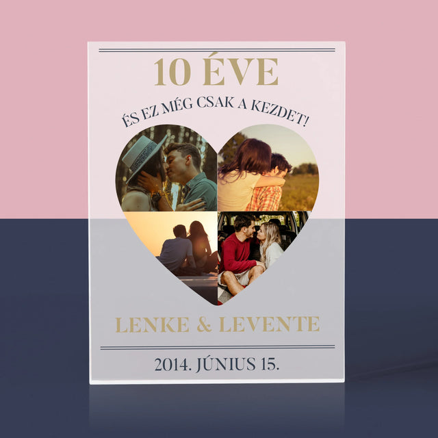 Alakzat Fotókból: Rózsalakodalom - Akrilüveg